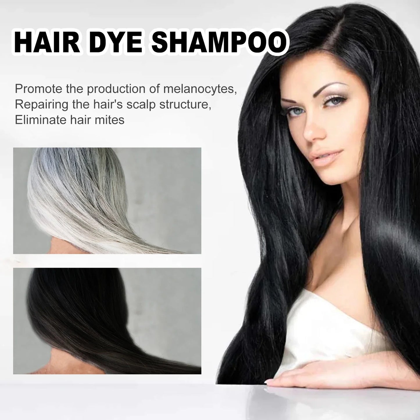 EELHOE Brown Hair Dyeing Shampoo