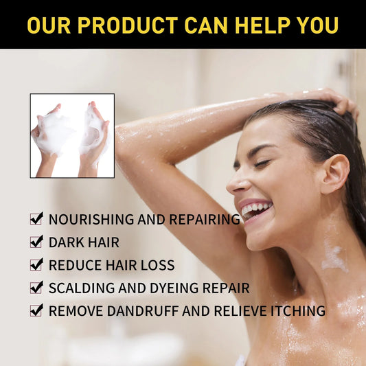 EELHOE Brown Hair Dyeing Shampoo